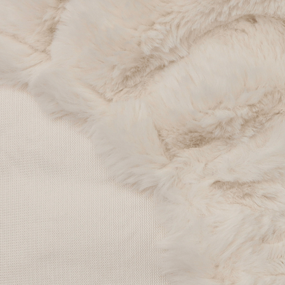 Faux fur dog bed cover