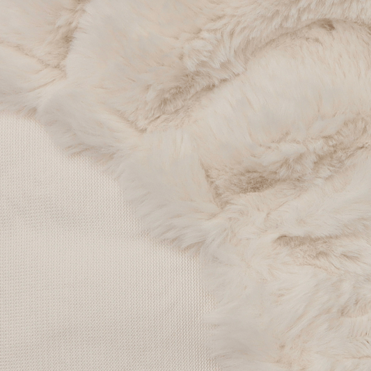 Faux fur dog bed cover