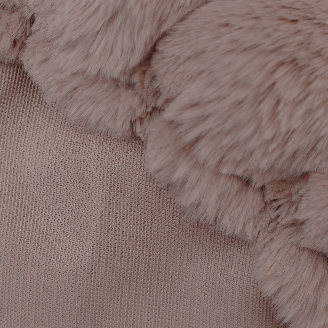 Faux fur dog bed cover